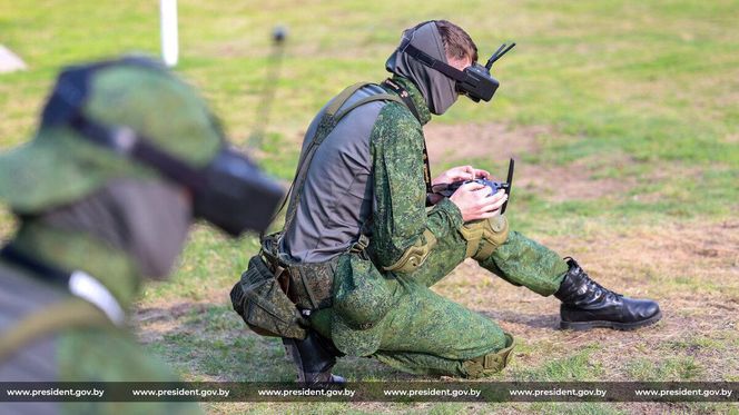 Białorusie siły dronowe 