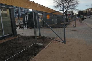 Prace na siedleckim targowisku