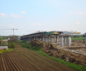 Most w Rozgartach pod Grudziądzem, 2010 w budowie
