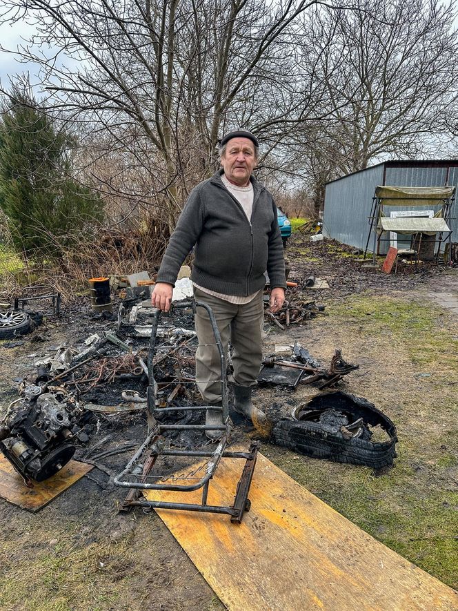 Spalił samochód pana Antoniego, bo ten pomagał sąsiadce