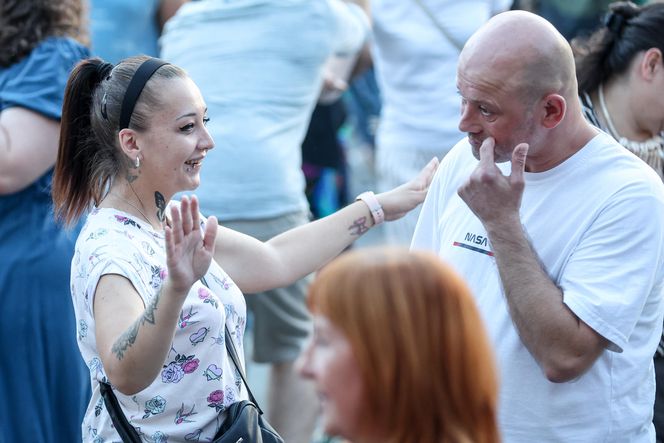 Potańcówka w Katowicach na Rynku "Roztańczony Wyspiański"
