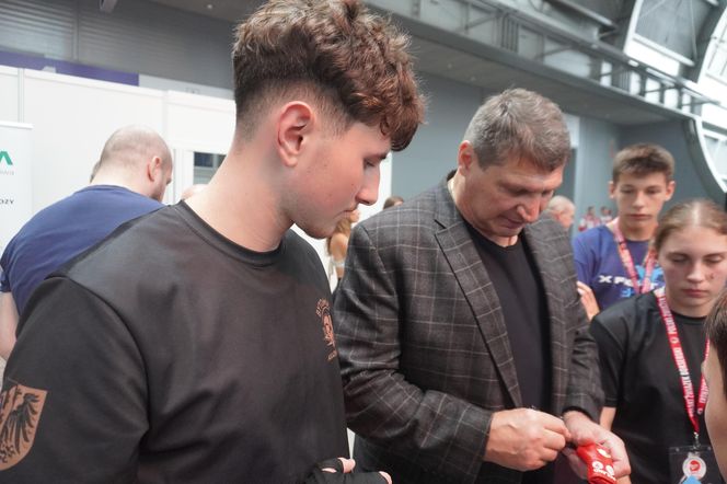 Andrzej Gołota na Targach Boksu w Kielcach