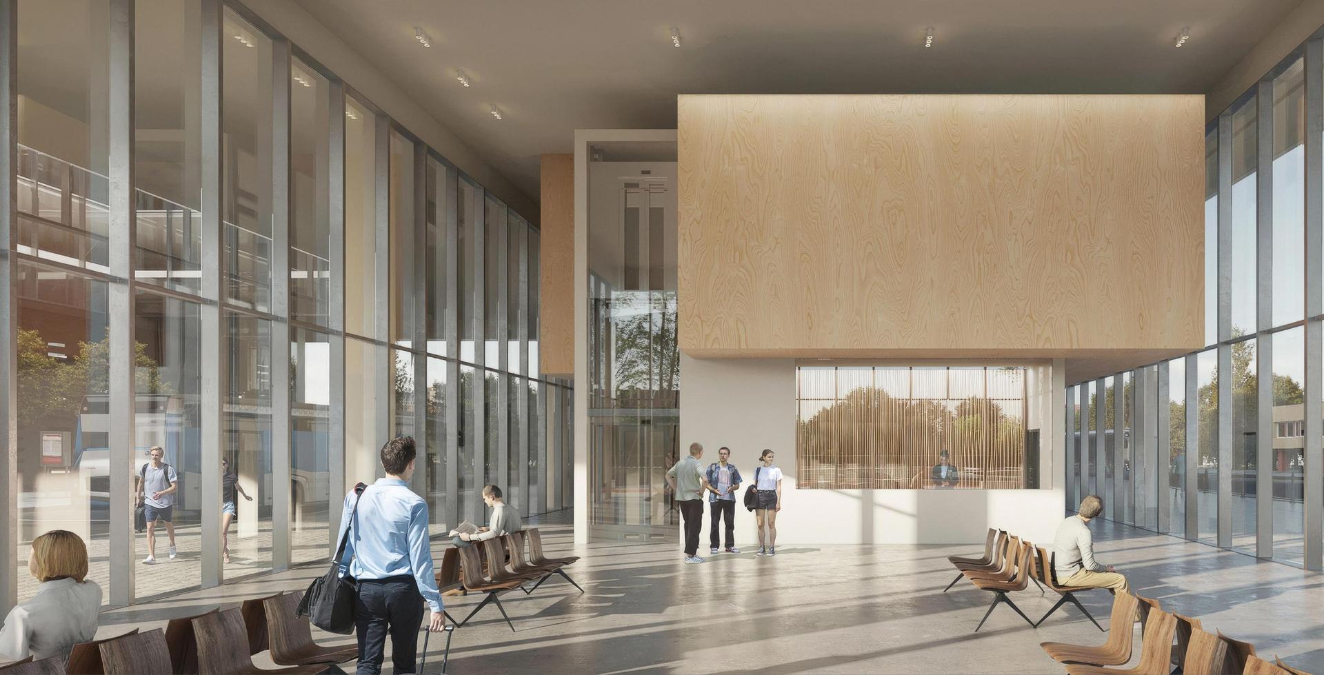 Centrum przesiadkowe w Rybniku według AJJM