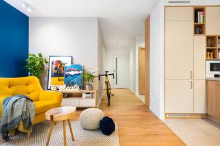 Kolorowe mieszkanie z polskim designem