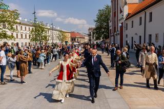 Lublin - Trzeciomajowy Polonez na ulicach miasta [AUDIO]