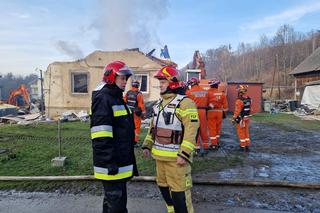 Wybuch w Ustroniu. Strażacy wyciągali spod gruzów ciało przyjaciela. Koszmar rozegrał się w ułamku sekundy