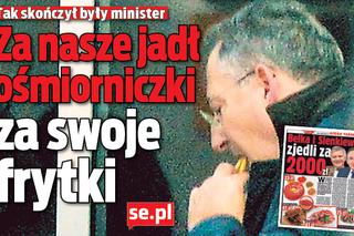 Za nasze jadł ośmiorniczki