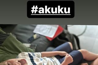 M jak miłość nowy sezon na planie. Iza (Adriana Kalska), Szymek (Staś Szczypiński), Maja (Laura Jankowska)