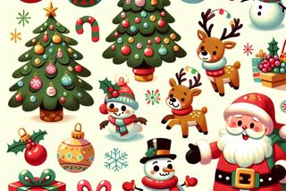 Wierszyki na Boże Narodzenie z kartkami do pobrania za darmo