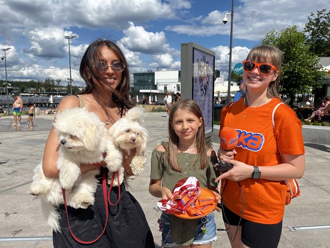Wakacyjny patrol Eska Summer City na olsztyńskiej Plaży Miejskiej