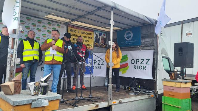 Protest rolników Zdany- Zbuczyn 