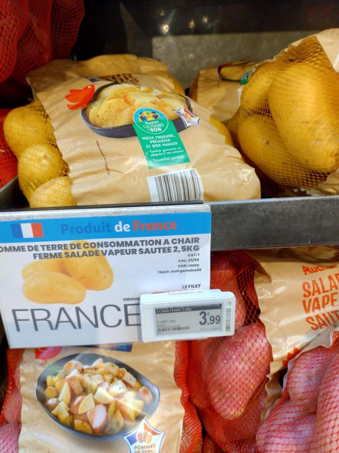 Ceny produktów w Auchanie we Francji 
