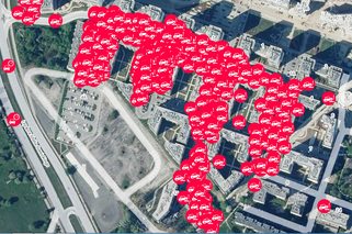 Krajowa Mapa Zagrożeń Bezpieczeństwa: Niektóre czerwone punkty w Krakowie zaskakują! [GALERIA]
