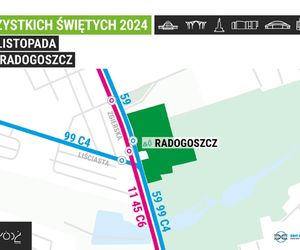 MPK Łódź w okresie Wszystkich Świętych