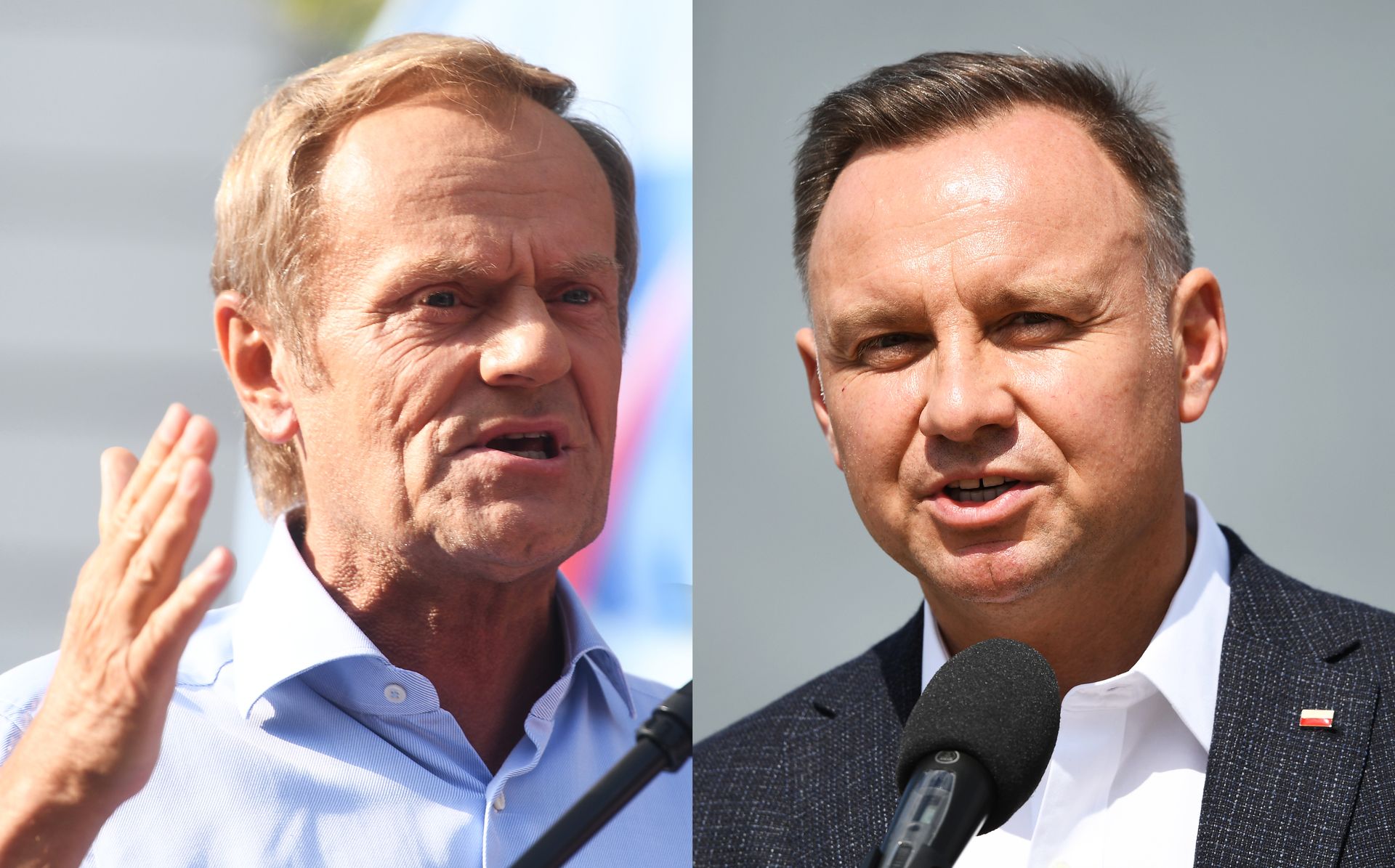 Polacy ocenili Andrzeja Dudy i Donalda Tuska. Tylko jeden ma powody do radości