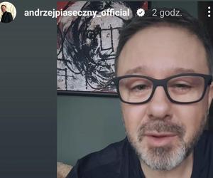 Andrzej Piaseczny zdjął opatrunek z oczu