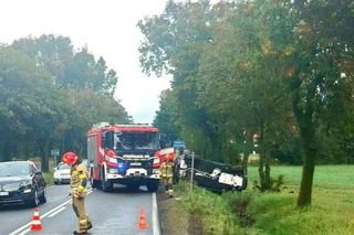 Wypadki na DK50 pod Ciechanowem (11.09.2025)