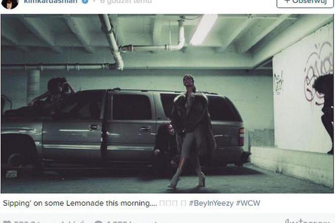 Beyonce w ubraniach Yeezy w Lemonade