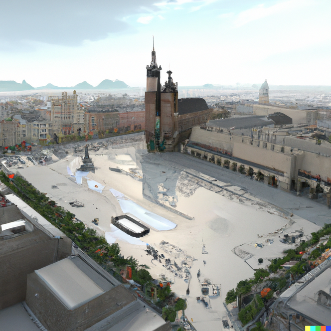 Tak będzie wyglądać Kraków w przyszłości? Oto wizualizacje Sztucznej Inteligencji