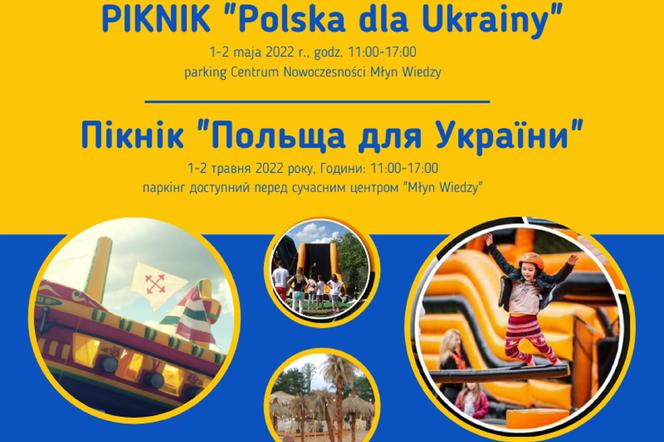Piknik Polska dla Ukrainy w Toruniu