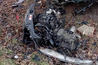 Wypadek z jak z koszmaru pod Człuchowem! 39-latek zginął w zmasakrowanym audi [ZDJĘCIA]