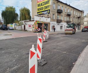 Na ul. Floriańskiej w Siedlcach powstaje nowe rondo ósemkowe i nowa nawierzchnia