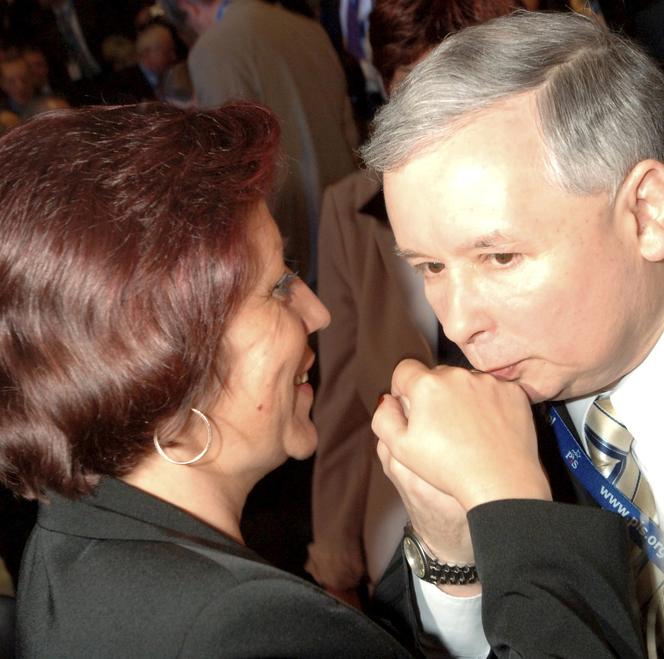 Barbara Skrzypek, Jarosław Kaczyński. 2006r.