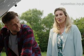 	M jak miłość odc. 1751. Bartek (Arkadiusz Smoleński), Beata (Izabela Warykiewicz- Popiel)