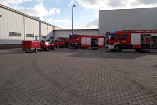 Pożar maszyny w zakładzie w Lesznie - ewakuowano 270 osób