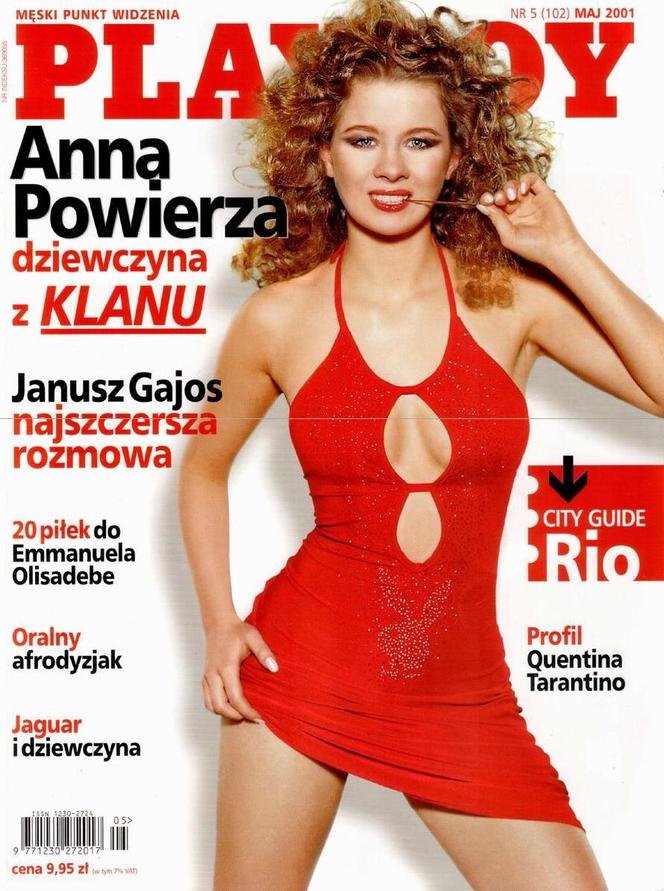 Anna Powierza w Playboyu - maj 2001