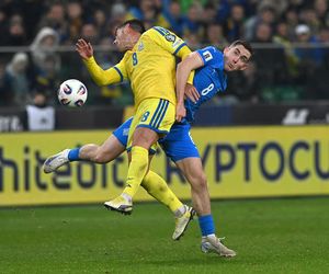 Transparenty na meczu Ukraina - Islandia