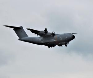 Niemiecki A400M Atlas podczas startu