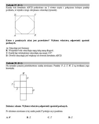 Egzamin z matematyki