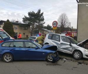 Nie zatrzymał się na „stopie” i wymusił pierwszeństwo