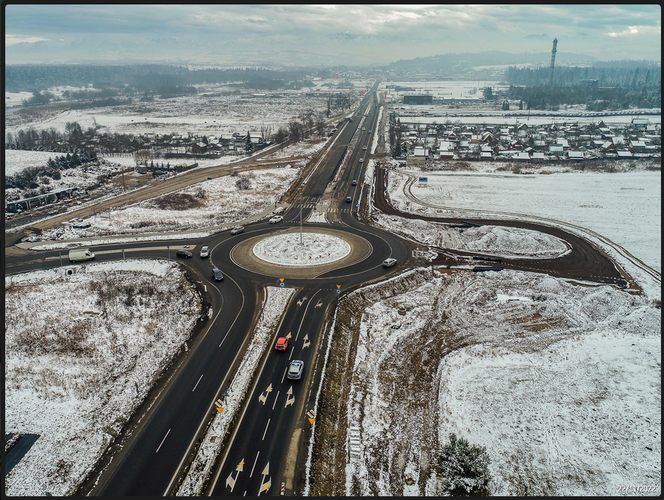 Budowa zakopianki Rdzawka - Nowy Targ  
