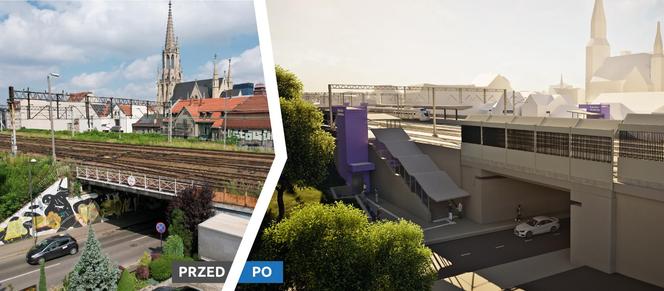 Nowy przystanek Katowice Akademia – wizualizacja