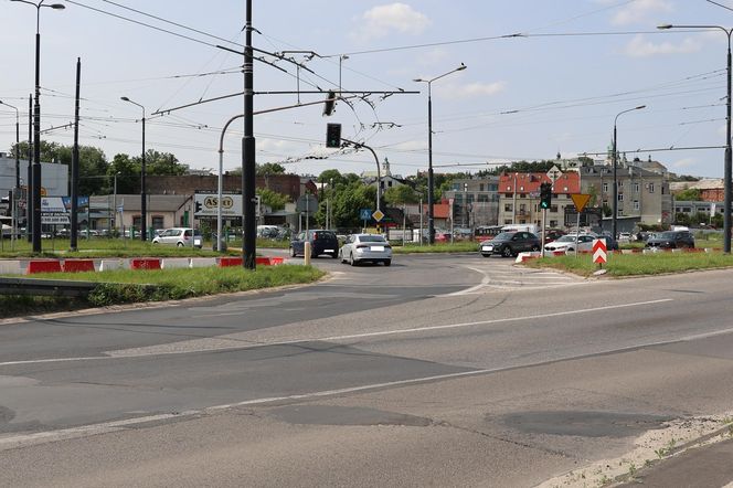 Tak wygląda al. Unii Lubelskiej w Lublinie przed przebudową (pierwsza połowa czerwca 2025)
