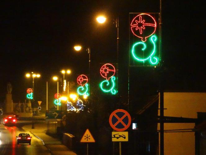 Iluminacja świąteczna Sępólna Krajeńskiego
