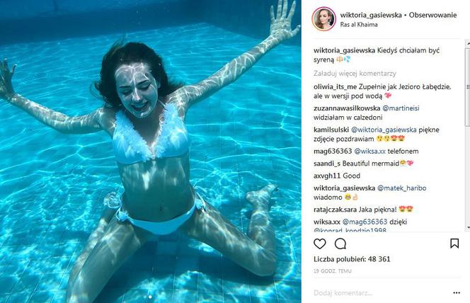Wiktoria Gąsiewska na Instagramie