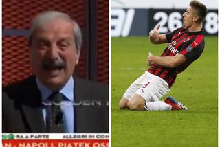 Włoski komentator OSZALAŁ po golach Krzysztofa Piątka! Milan pokonał Napoli [VIDEO]