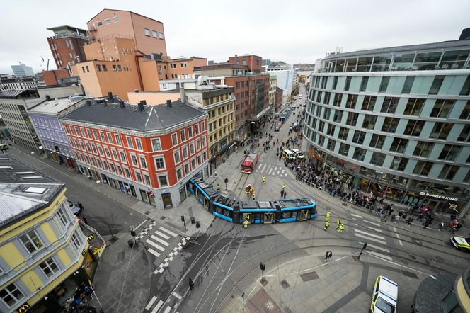 Norwegia. Tramwaj wjechał w sklep w Oslo, raniąc cztery osoby