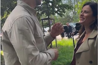 M jak miłość na planie. Kasia (Paulina Lasota), Mariusz (Mateusz Mosiewicz)