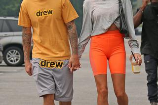 Justin Bieber i Hailey Bieber w drodze na pilates