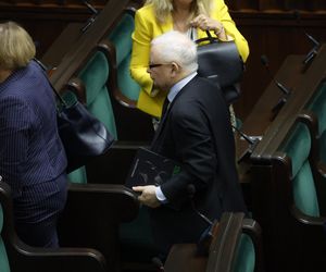 Jarosław Kaczyński. 18. posiedzenie Sejmu X kadencji