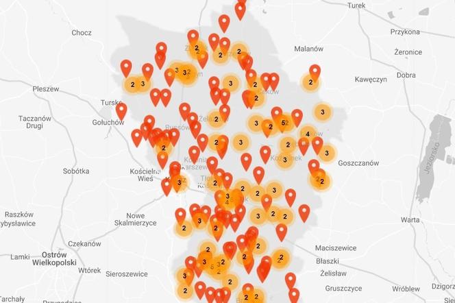 Powiat kaliski podsumowuje 25 lat pracy - powstała interaktywna MAPA INWESTYCJI