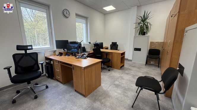 Nowo wybudowany Komisariat Policji w Kraśniku przy ulicy Garażowej 12.