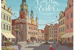 Kartki wielkonocne wygenerowane przez AI