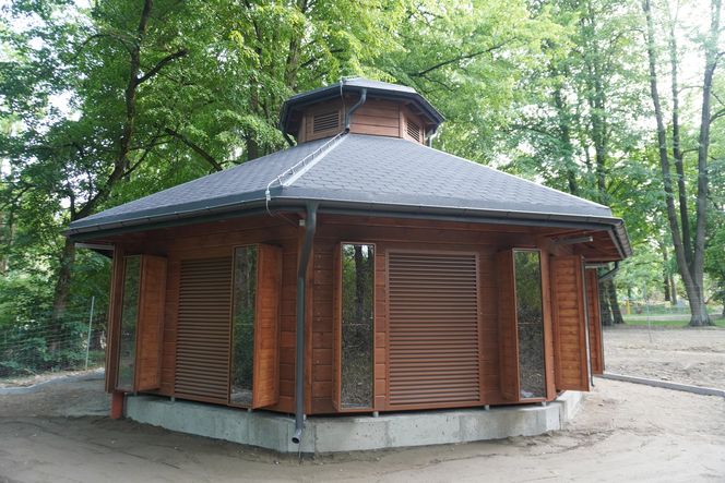 Tężnia solankowa w Parku Planty