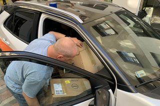 Dary dla powodzian wyjechały z Sosnowca #pomagamyRazem