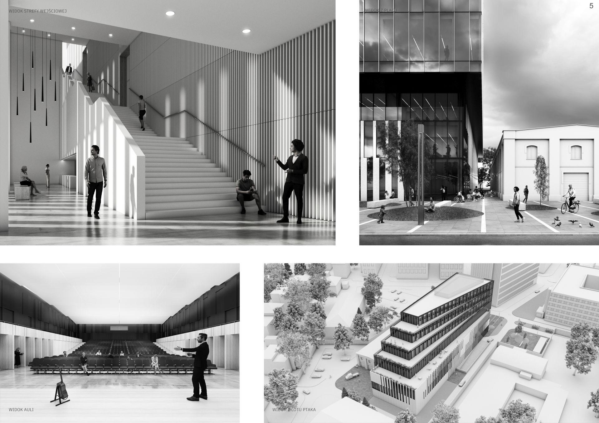 Konkurs SARP na projekt nowego budynku Uniwersytetu Ekonomicznego w Krakowie: wyniki